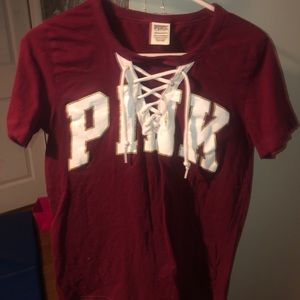 vs pink t-shirt